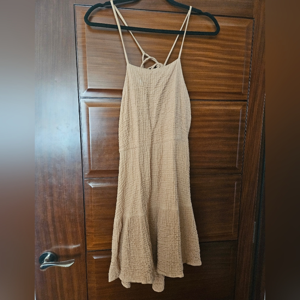 Zara Textured Fit and Flare Dress